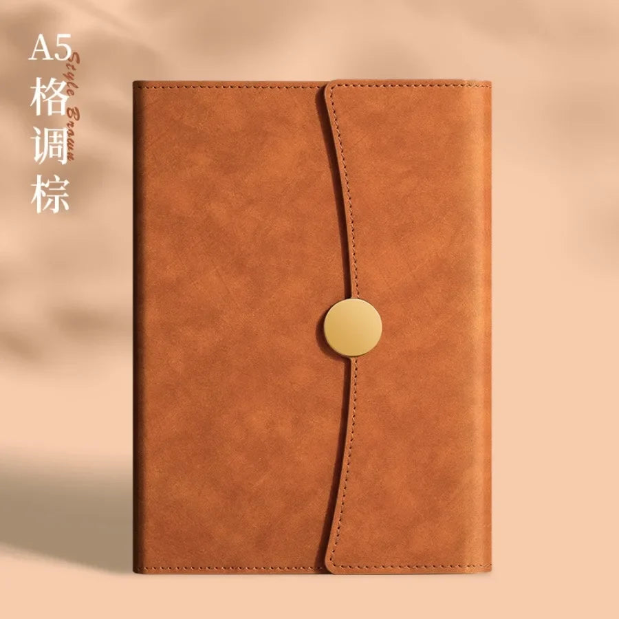 A5 Creative Tri-fold Business Notebook, Office Work Meeting Notepad
