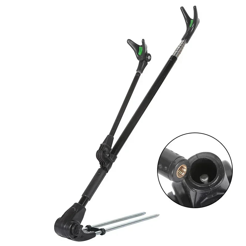 New Stainless Steel Thickened Telescopic Fishing Rod Bracket Fishing Rod Dual Purpose Bracket Fishing Rod Holder