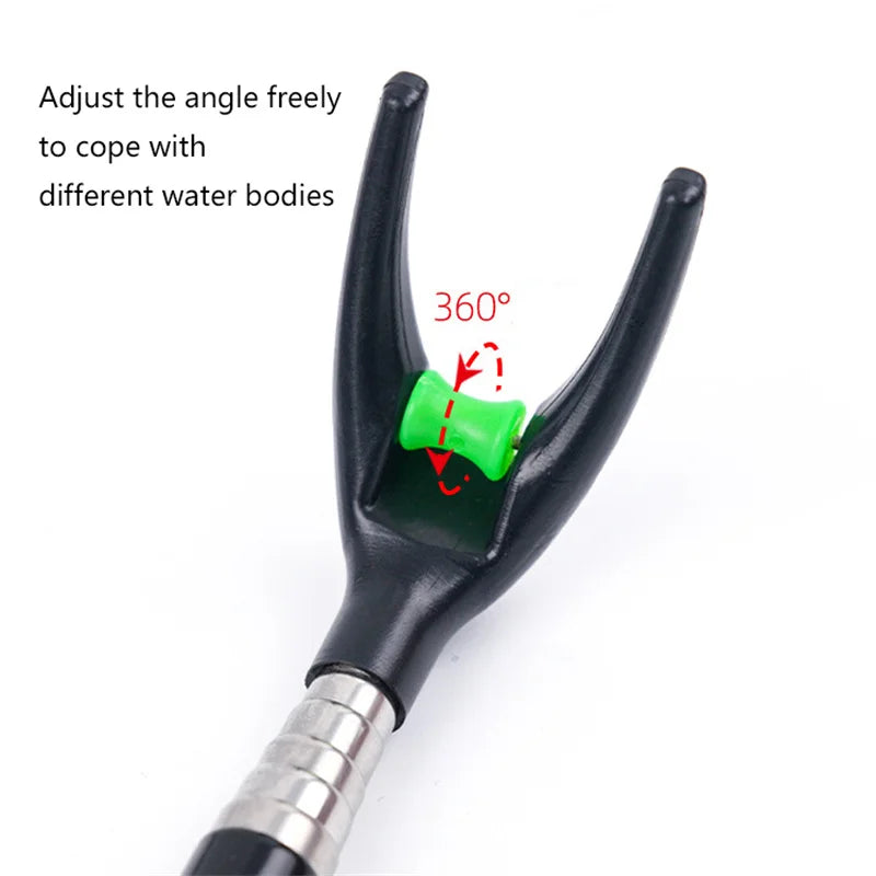 New Stainless Steel Thickened Telescopic Fishing Rod Bracket Fishing Rod Dual Purpose Bracket Fishing Rod Holder