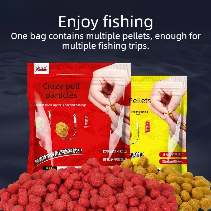 Fishing Bait  Concentrated Fish Bait Additive Attractants Grain Fish Lures for Carp Grass Carp Herring Snapper Tilapia Bighead