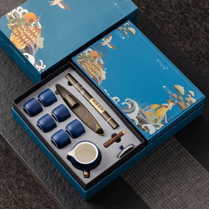 Dragon Year Spring Festival Gift Box National Trend Retro Style Complete Set Cultural and Creative Company Event Business Tea Se