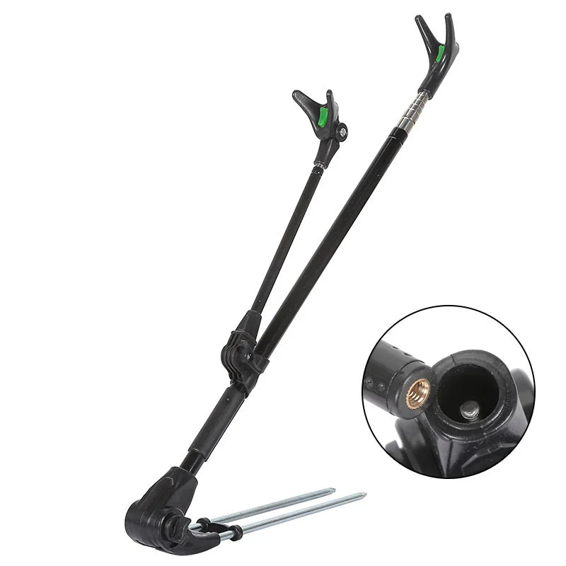 New Stainless Steel Thickened Telescopic Fishing Rod Bracket Fishing Rod Dual Purpose Bracket Fishing Rod Holder