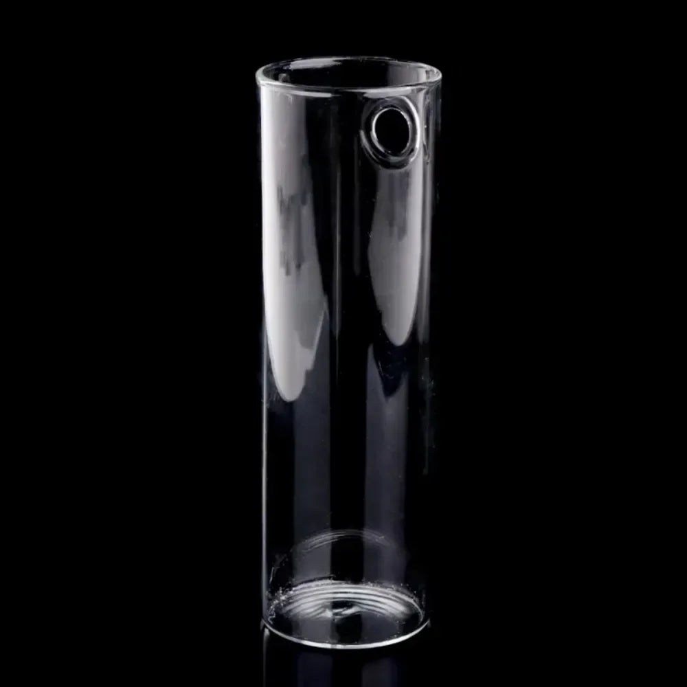 Glass Wall Vase Hanging Hydroponic Planter Wall-Mounted Flower Vases for Home Office Decor with Traceless Hook