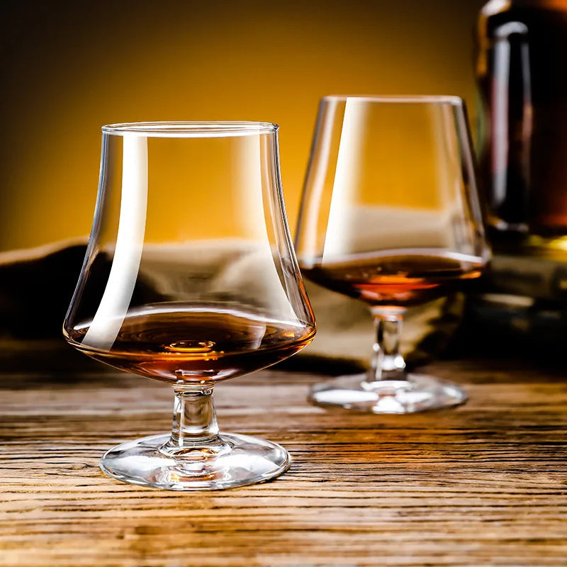 Big-Bellied Brandy Whisky Wine Glasses Short-Legged Glass Cups Coffee Cup Cold Drink Water Cups Beverage Cocktails Glass