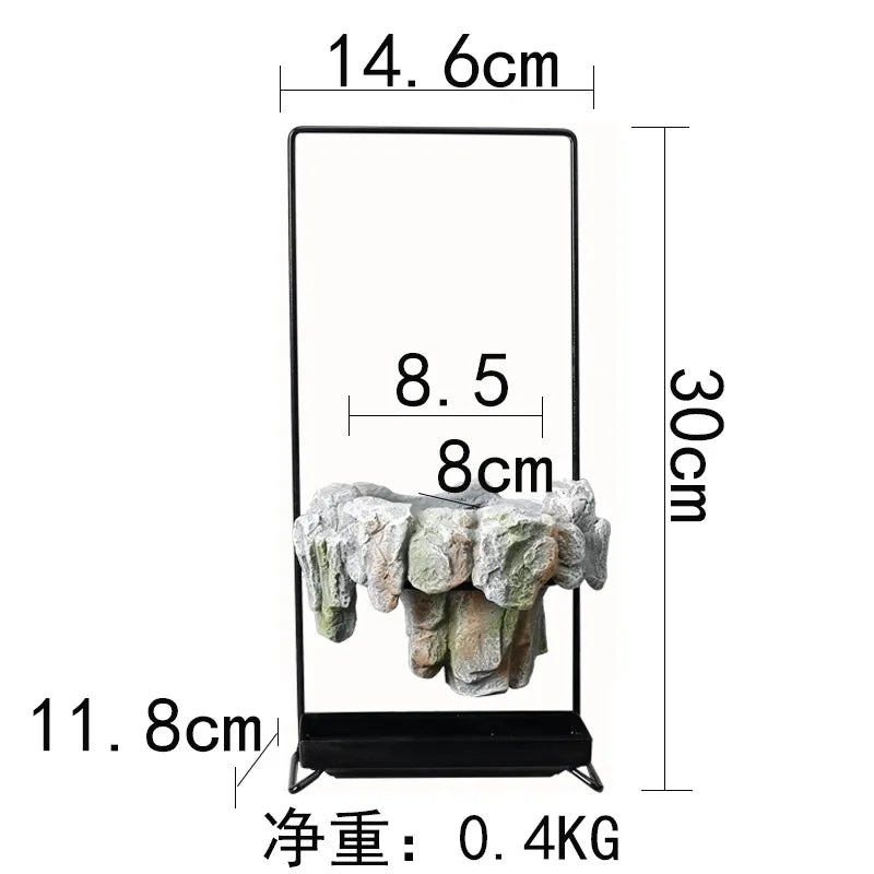 Creative Bamboo Succulent Pot Rich Tree Bonsai Iron Tree Rice Bamboo Indoor Floating Island Suspended Iron Micro Landscape Pot