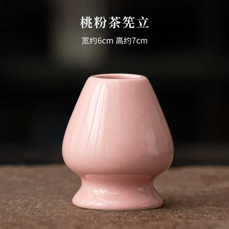 Japanese Tea Whisk Holder Matcha Ceremony Matcha Whisk Container Green Tea Chasen Holder Stand Bowl Teahouse Teaware Supplies