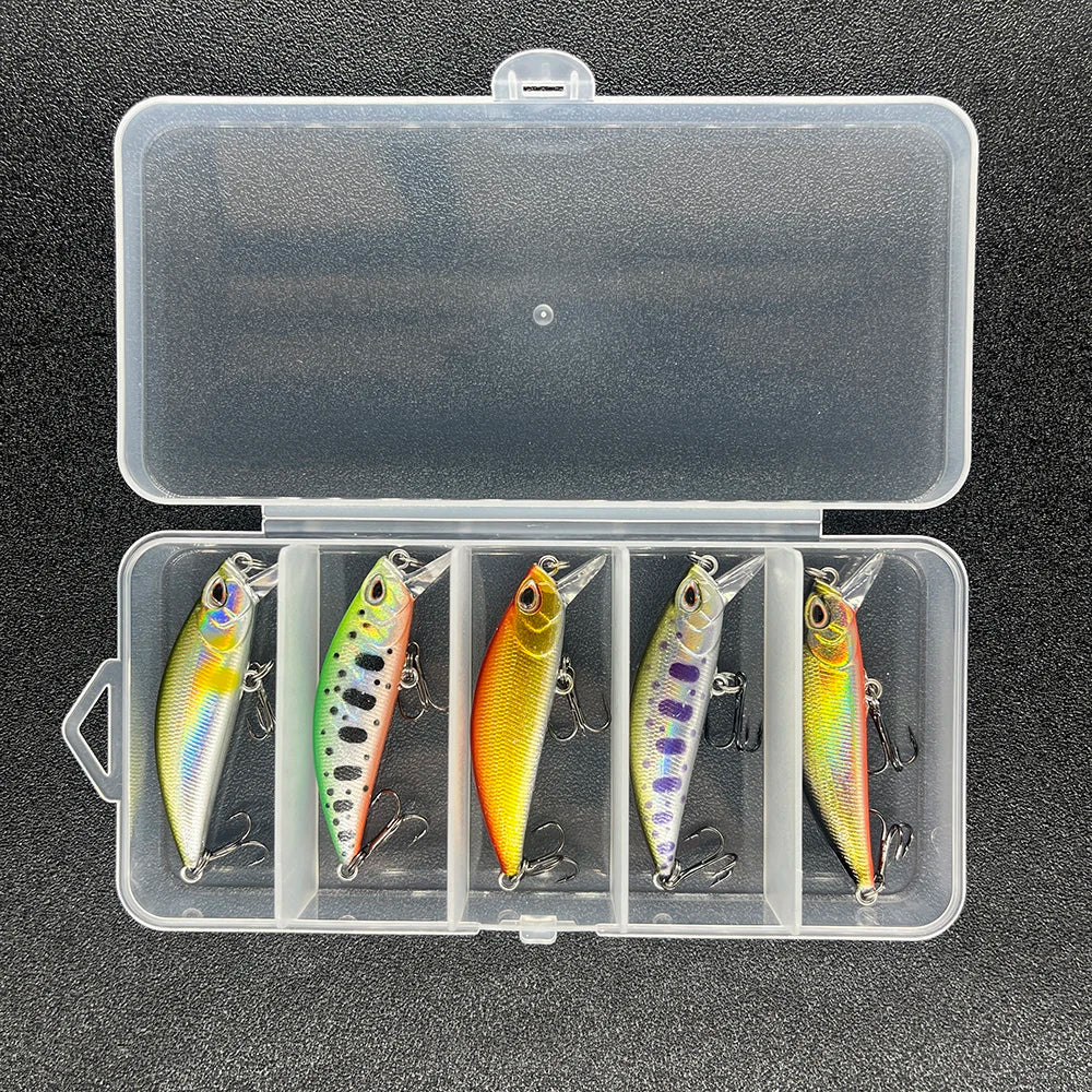 Fishing Lure Micro Minnow Wobbler Sinking Artificial Hard Bait Jerkbait Small Stream Decoy For Trout Bass Carp