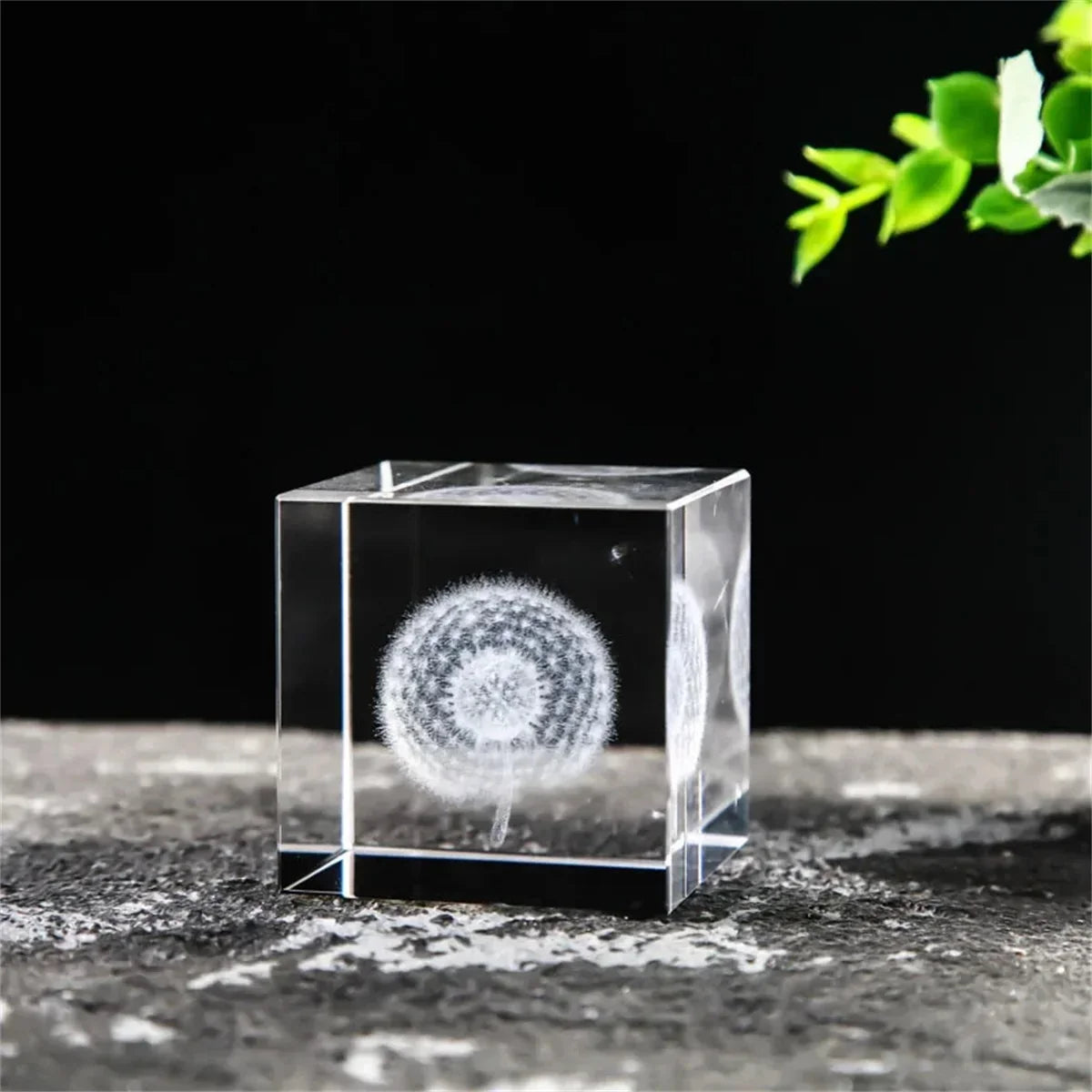 Rain Clouds Raindrop Cloud Square Crystal Ornaments Heart Shape Home Office Decor Birthday Valentine's Day Gifts