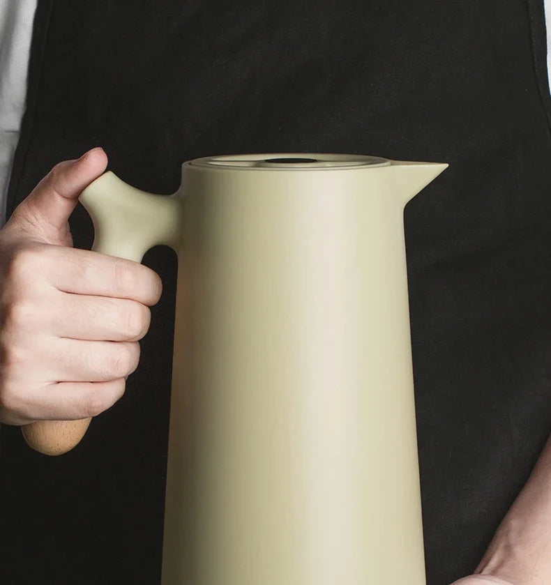 D9 Large Thermal Coffee Water Bottle Double Walled Household Glass Liner Coffee Pot Insulation Camping Sports Dining Vacuum Pot