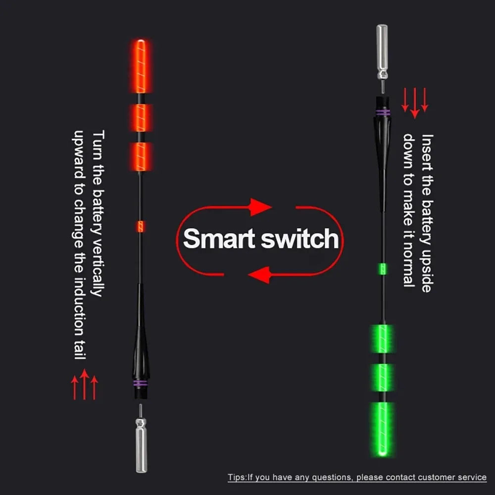 Fishing Float Set Led Smart Electronic Luminous Floats 3g 5g 7g 10g 13g 15g 20g Gravity Sensing Winter Summer Fishing