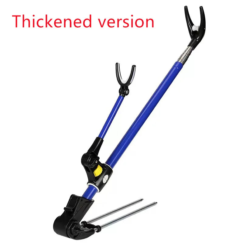 New Stainless Steel Thickened Telescopic Fishing Rod Bracket Fishing Rod Dual Purpose Bracket Fishing Rod Holder