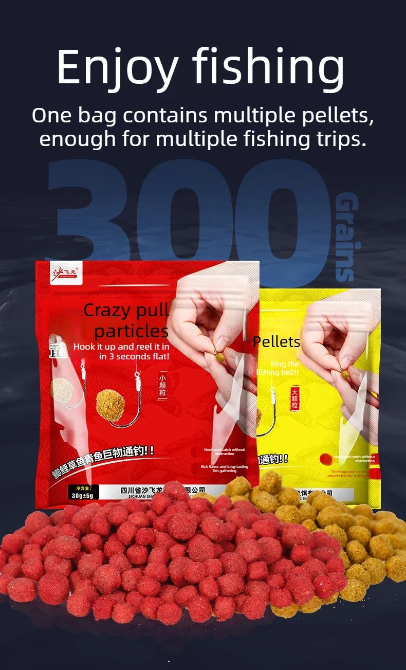 Fishing Bait  Concentrated Fish Bait Additive Attractants Grain Fish Lures for Carp Grass Carp Herring Snapper Tilapia Bighead