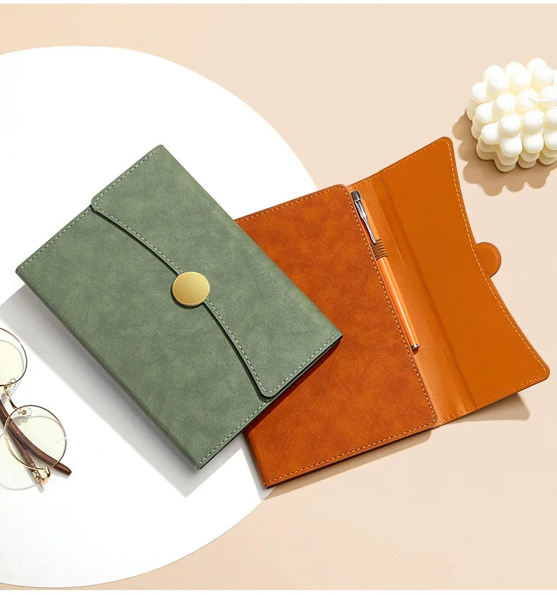 A5 Creative Tri-fold Business Notebook, Office Work Meeting Notepad