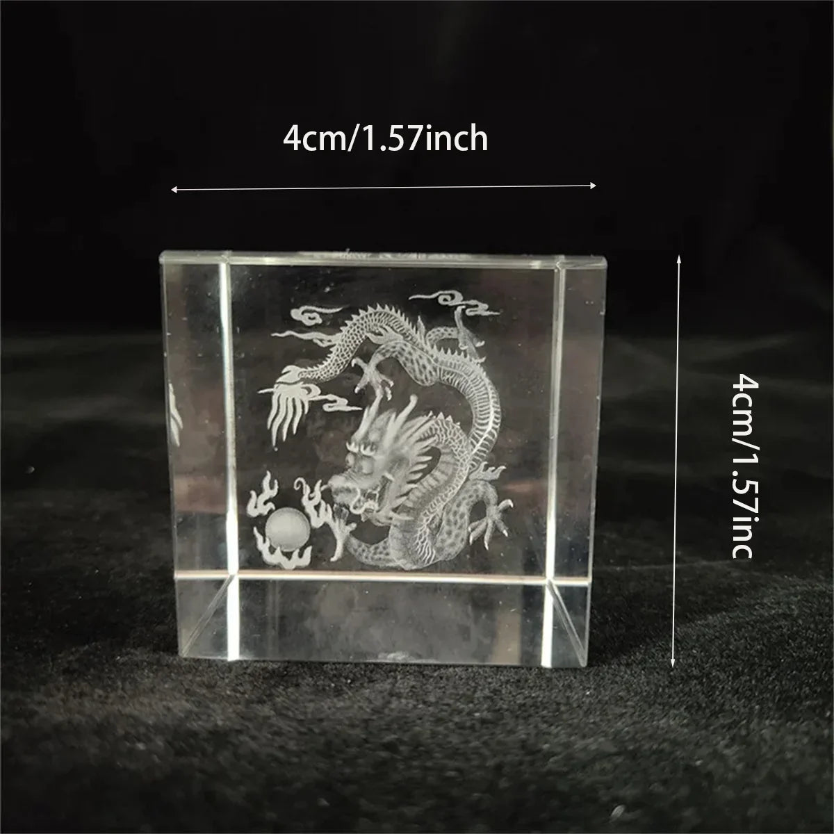 Rain Clouds Raindrop Cloud Square Crystal Ornaments Heart Shape Home Office Decor Birthday Valentine's Day Gifts
