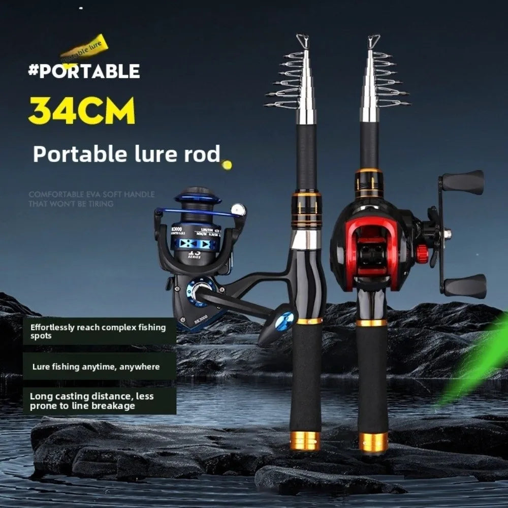 Fishing Gear 1.6m 1.8m 2.1m Surf Fishing Rod Spinning/Casting Rotating Casting Rod Universal Carbon Fiber Rod Sport Fishing