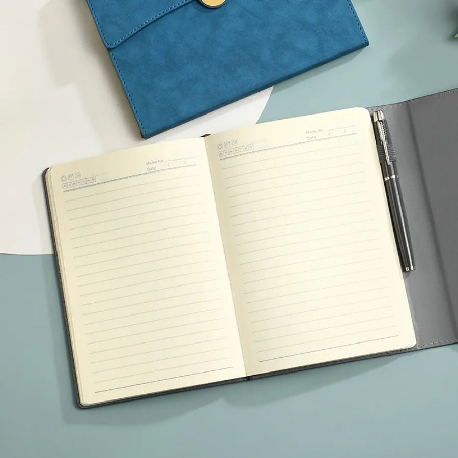 A5 Creative Tri-fold Business Notebook, Office Work Meeting Notepad