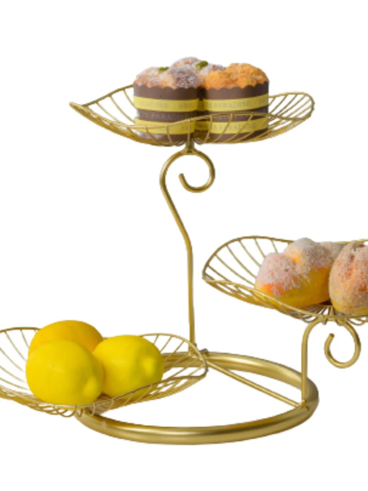 Modern mat Fruit Tray Luxury Light Home Living Room Candy Basket Tea Table Snas Metal Material Nordic Sle