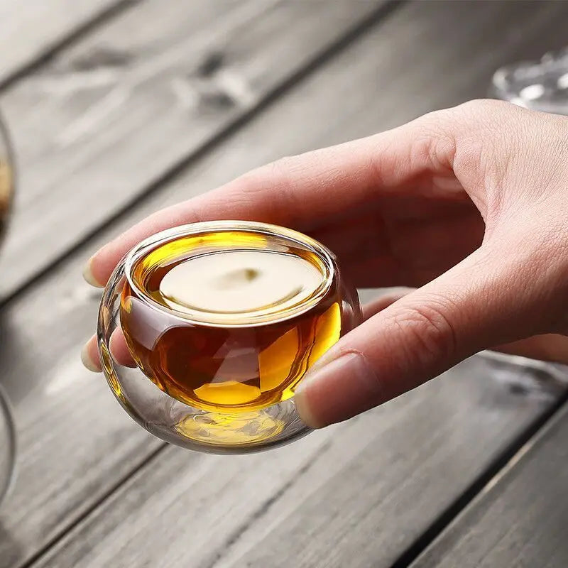 Big-Bellied Brandy Whisky Wine Glasses Short-Legged Glass Cups Coffee Cup Cold Drink Water Cups Beverage Cocktails Glass