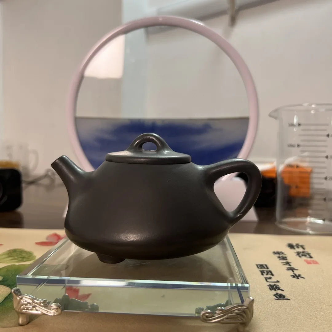 Yixing Black Clay Teapot Filter Kettle Archaize Tea Pot Drink Puer Tea Ceremony Supplies Teaware Drinkware Set 200ML