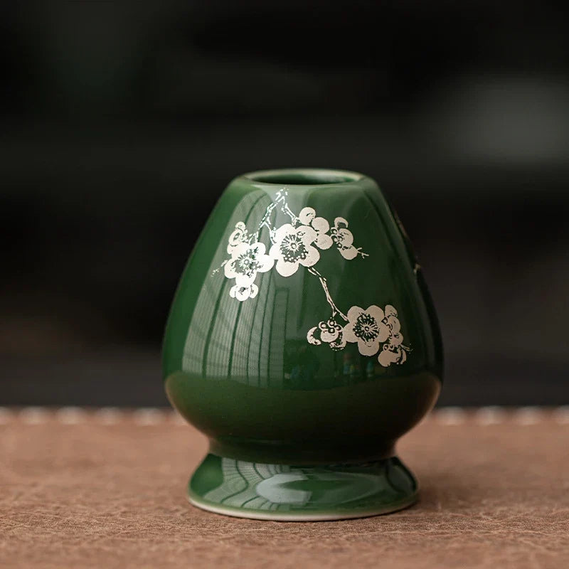 Japanese Tea Whisk Holder Matcha Ceremony Matcha Whisk Container Green Tea Chasen Holder Stand Bowl Teahouse Teaware Supplies