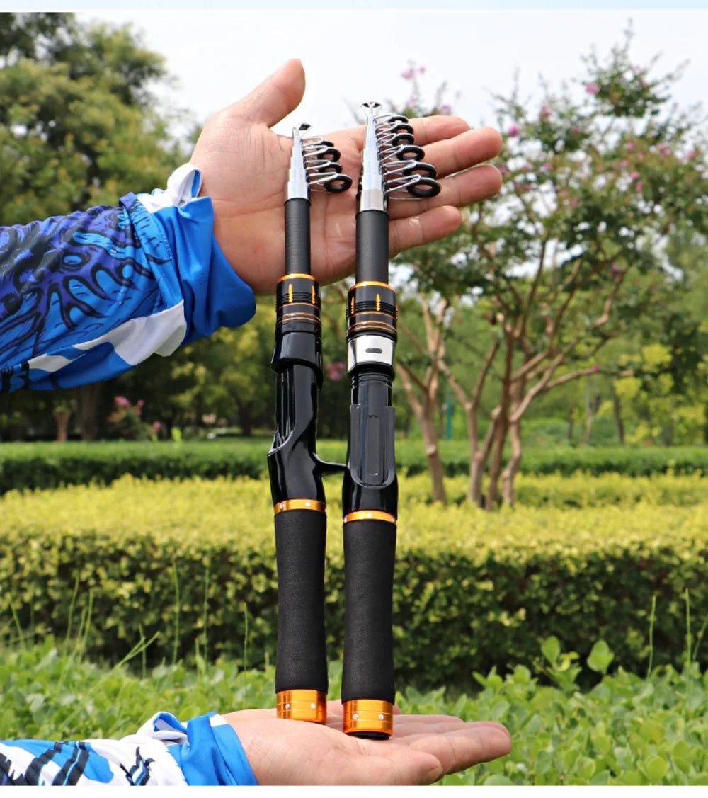 Fishing Gear 1.6m 1.8m 2.1m Surf Fishing Rod Spinning/Casting Rotating Casting Rod Universal Carbon Fiber Rod Sport Fishing