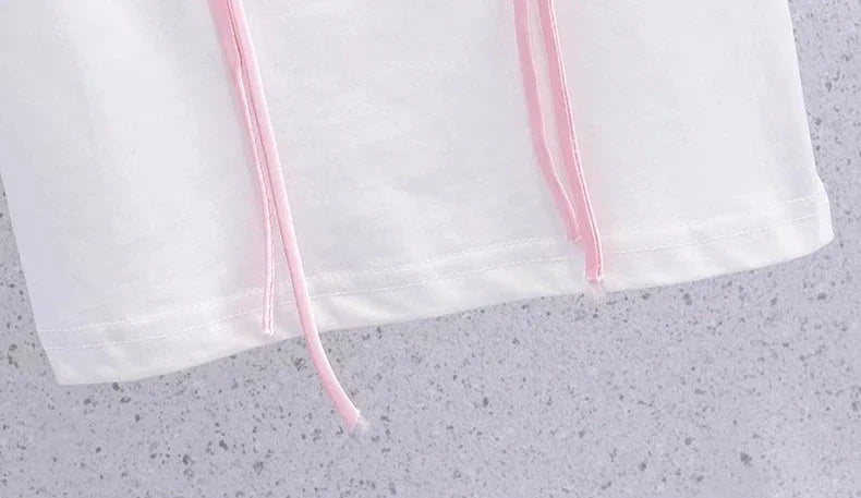 Child House Clothing Elementary Girl Summer Clothes Kids Set Korean Children's  Girly Setup Outdoor Top Girls Outfit Sets