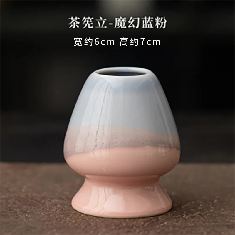 Japanese Tea Whisk Holder Matcha Ceremony Matcha Whisk Container Green Tea Chasen Holder Stand Bowl Teahouse Teaware Supplies