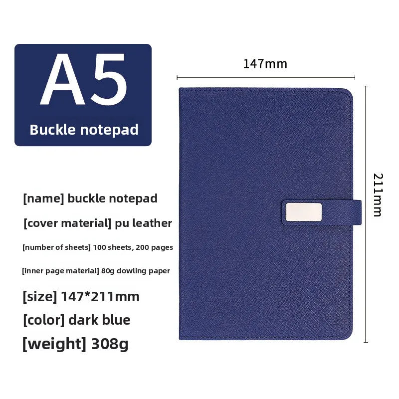 Corporate Office Notebook Fashion Gift Box Meeting Minutes Business Diary Notepad Set Writing Journal for Professional Use