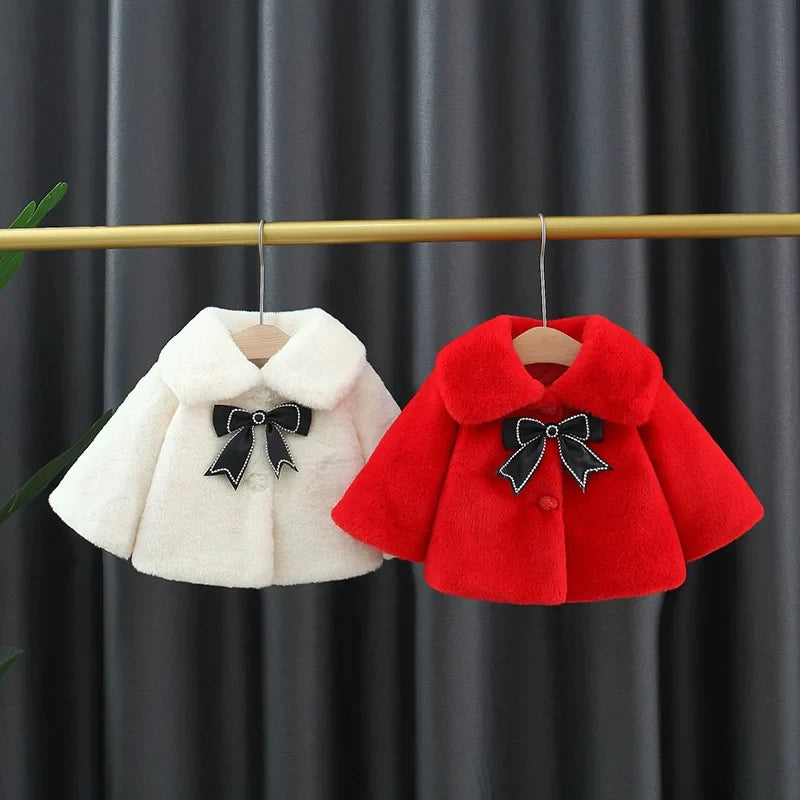Winter Baby Girl Clothes Windproof Warm Toddler Cotton Coat New Born Korean Style Jacket For Girls Infant Overalls Kids Wear (Available)