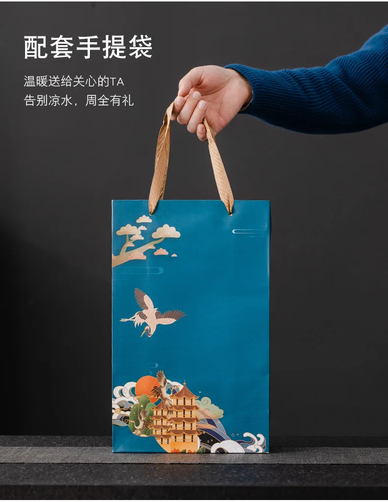 Dragon Year Spring Festival Gift Box National Trend Retro Style Complete Set Cultural and Creative Company Event Business Tea Se