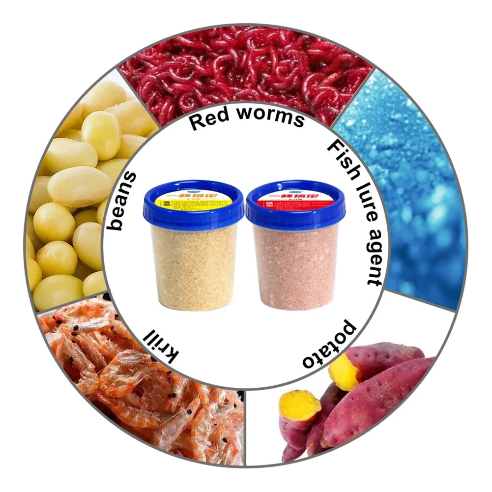 Fishing Bait Fishing Attractant Lure Efficient Attraction Powder Bait Powder Baits For Carp Crucian Fishing