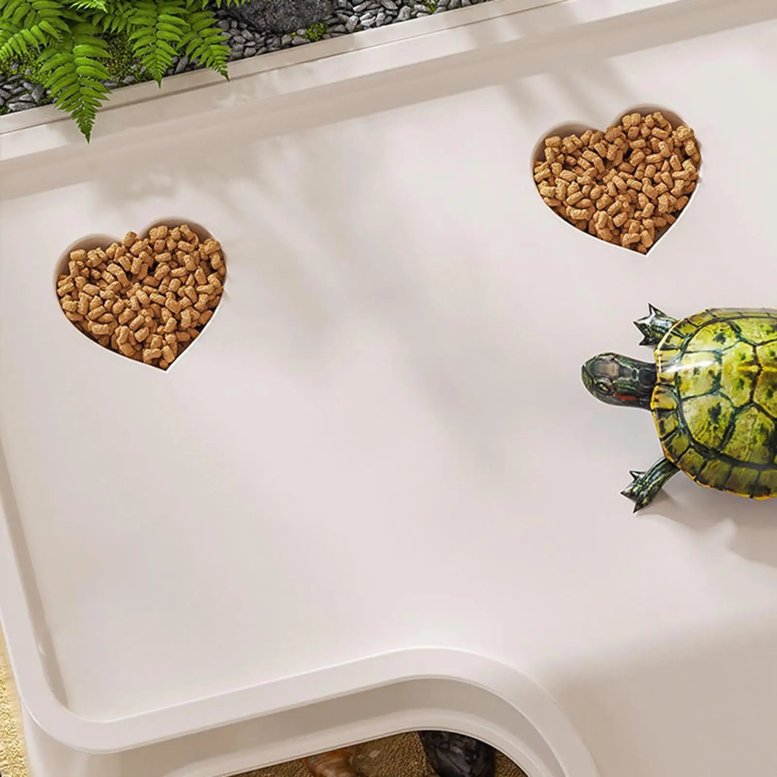Reptile Tank with Cover Habitat for Turtle Frog Bearded Dragon Small Pets 20 Gallon Glass Terrarium with Ventilation