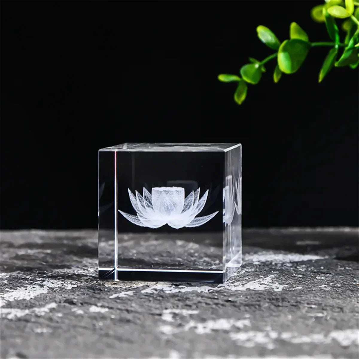 Rain Clouds Raindrop Cloud Square Crystal Ornaments Heart Shape Home Office Decor Birthday Valentine's Day Gifts