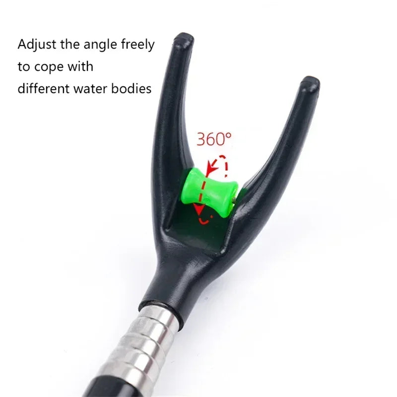 New Stainless Steel Thickened Telescopic Fishing Rod Bracket Fishing Rod Dual Purpose Bracket Fishing Rod Holder