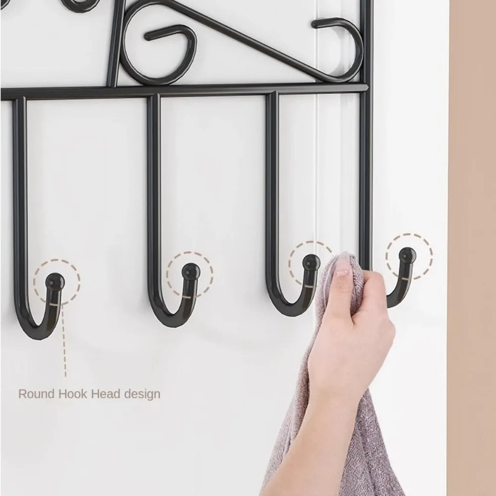 New No Punch Door Storage Hook Universal Household Home Storage Rack Multifunction Traceless Wall Hanger Hook