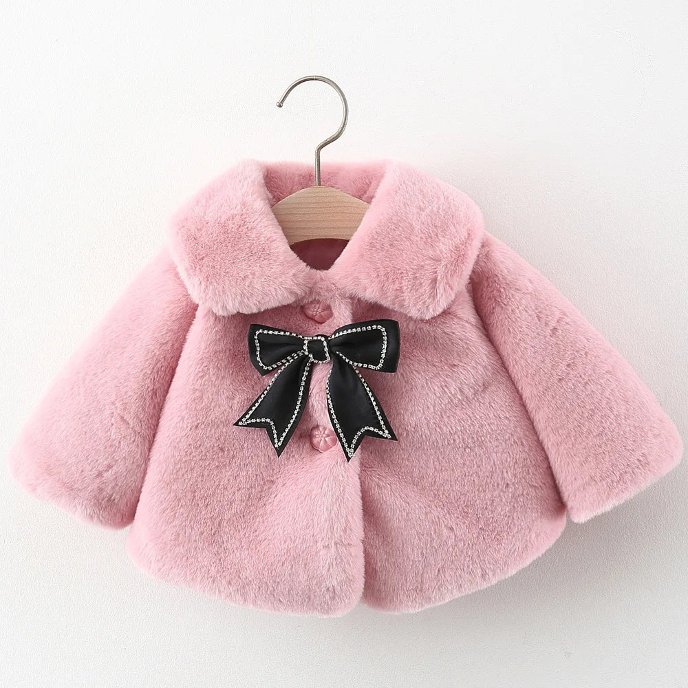 Winter Baby Girl Clothes Windproof Warm Toddler Cotton Coat New Born Korean Style Jacket For Girls Infant Overalls Kids Wear (Available)