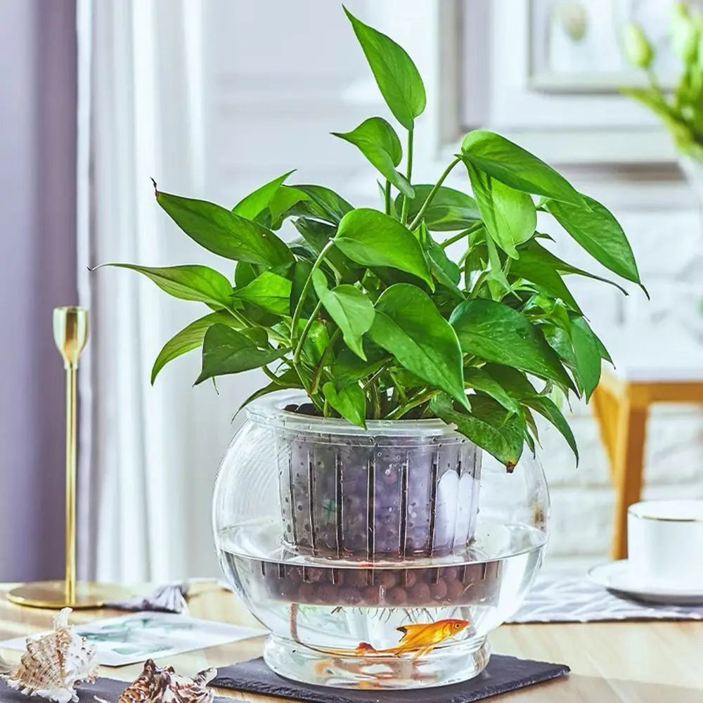Durable Self Watering Lazy Plant Pot Including Liner Garden Supplies Soil Flower Pot with Handle Potted Flower Pot
