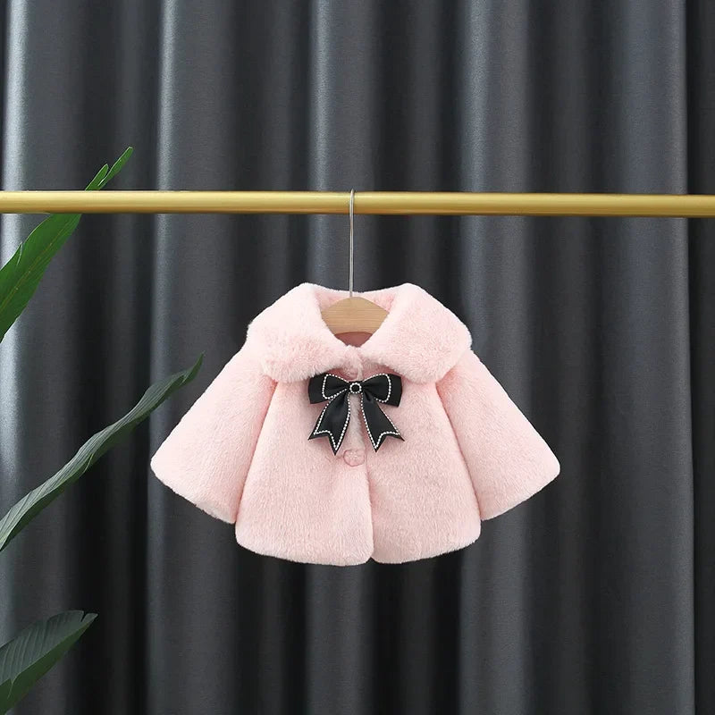 Winter Baby Girl Clothes Windproof Warm Toddler Cotton Coat New Born Korean Style Jacket For Girls Infant Overalls Kids Wear (Available)