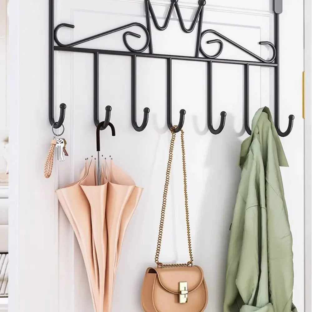 New No Punch Door Storage Hook Universal Household Home Storage Rack Multifunction Traceless Wall Hanger Hook
