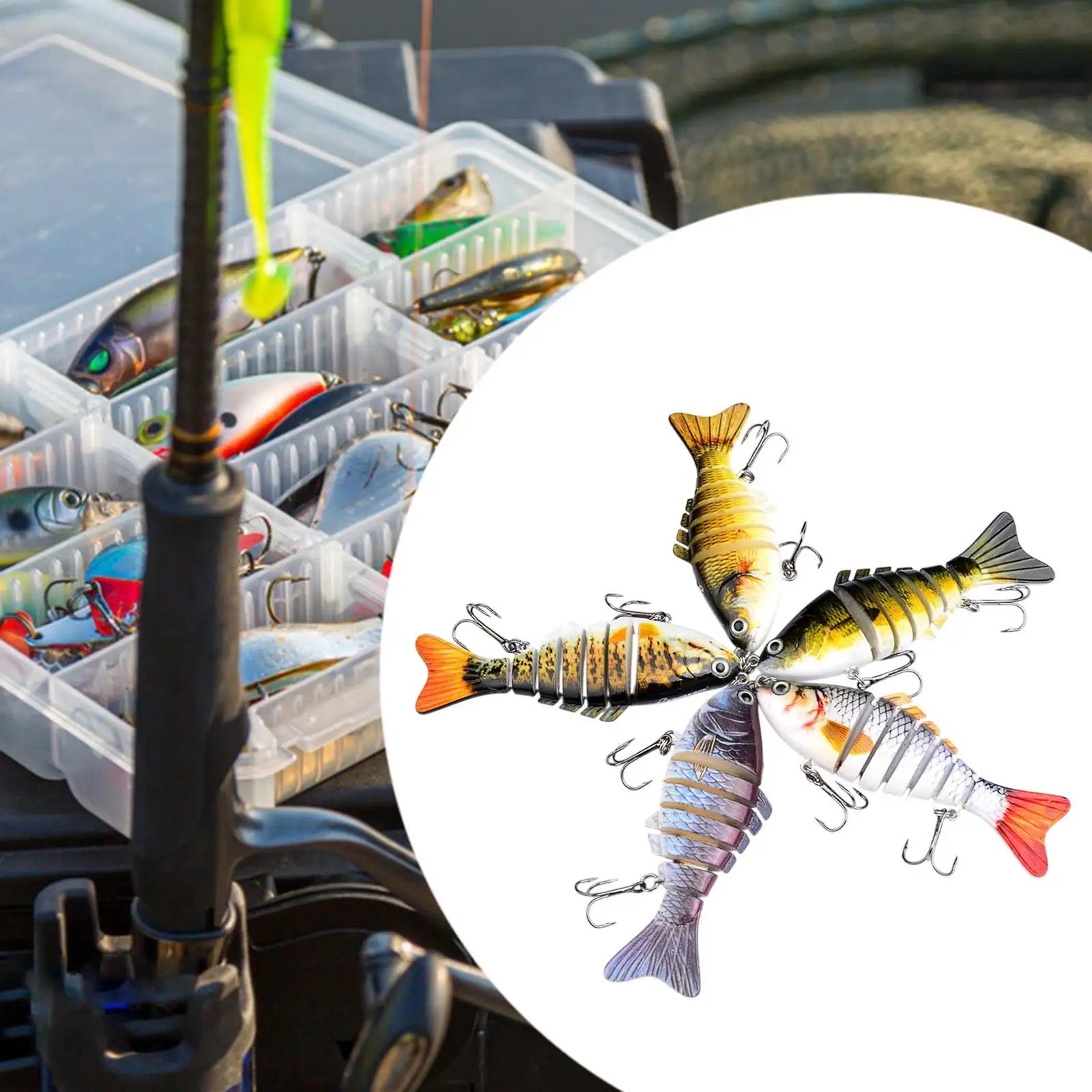 Fishing Lures Accessories Saltwater Freshwater Beginners Swimming Lures