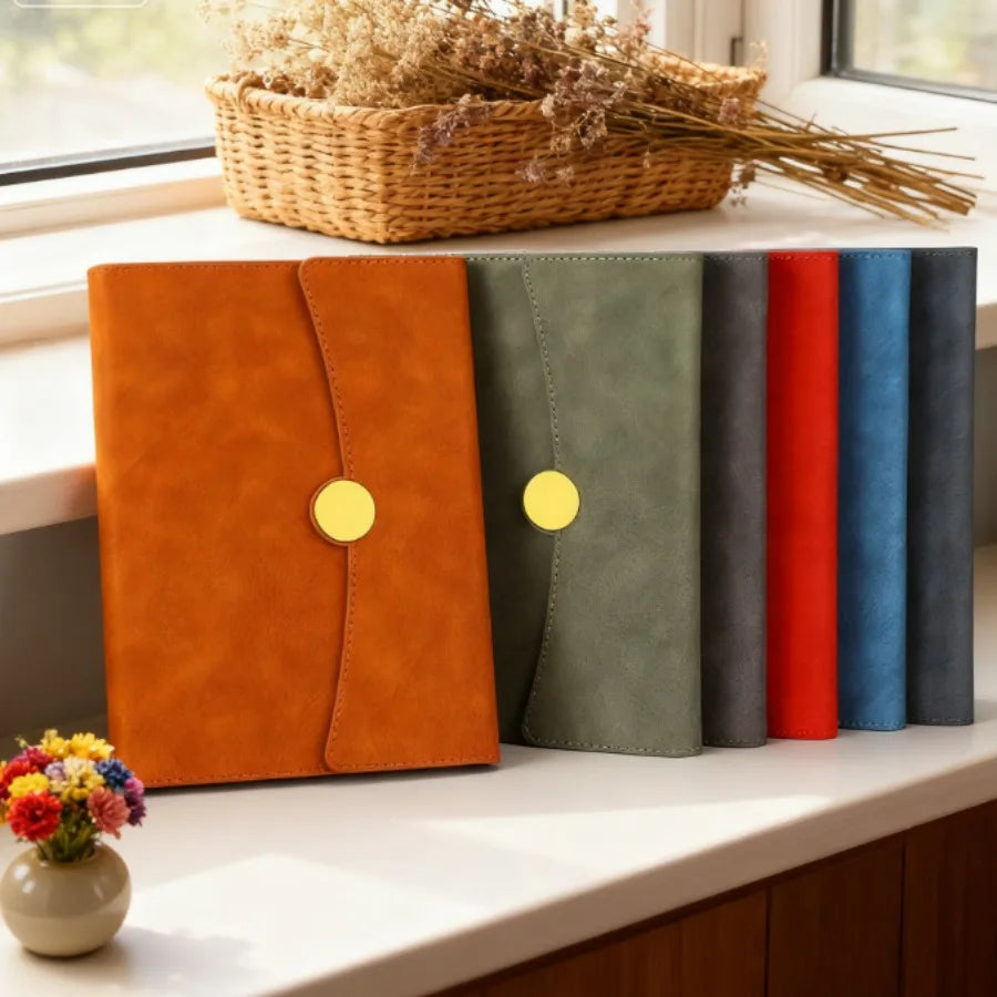 A5 Creative Tri-fold Business Notebook, Office Work Meeting Notepad