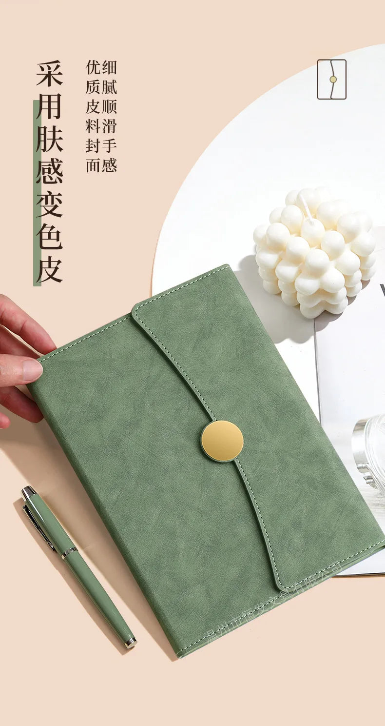 A5 Creative Tri-fold Business Notebook, Office Work Meeting Notepad