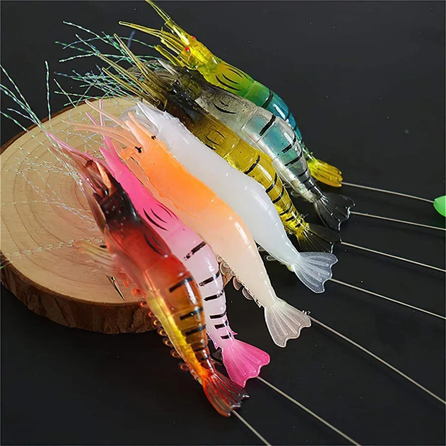 Shrimp Lures Fishing Lures Artificial Fishing Bait Isca Artificial  Ascesorios Pesca