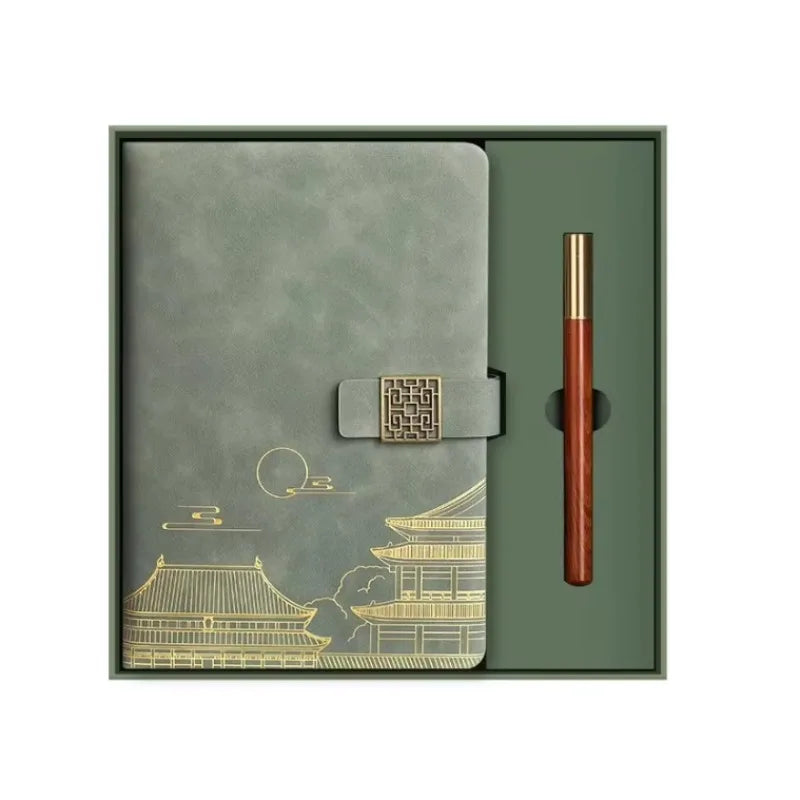 Guochao Cultural Creative Thermos Business Holiday Gift Set with Notebook Gift Box Souvenirs