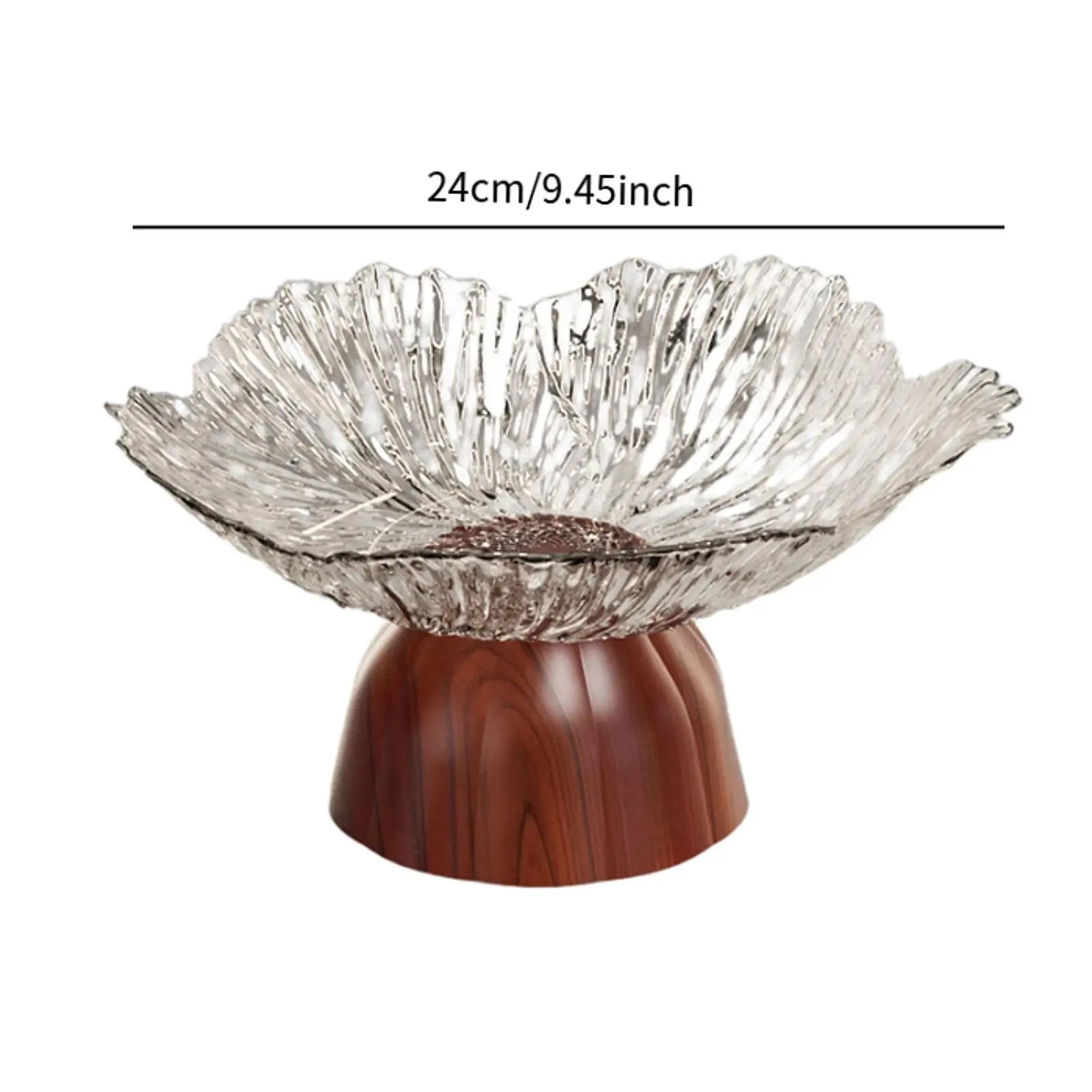 Pedestal Fruit Bowl Snack Holder for Kitchen Counter Living Room Wedding