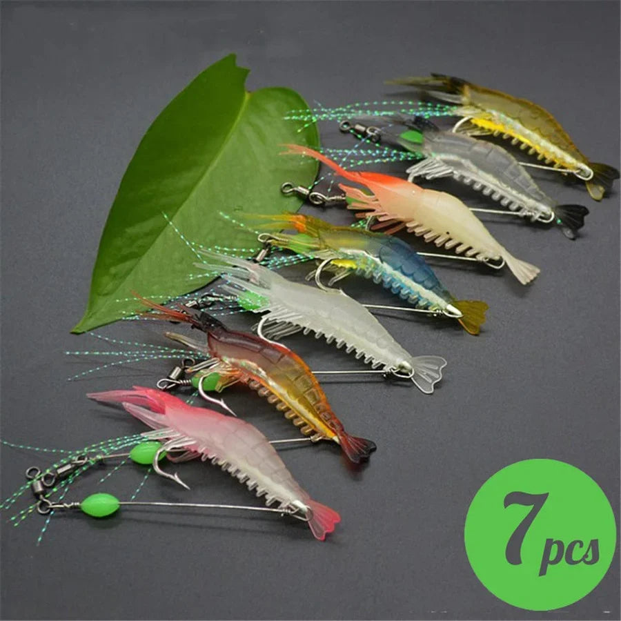 Shrimp Lures Fishing Lures Artificial Fishing Bait Isca Artificial  Ascesorios Pesca