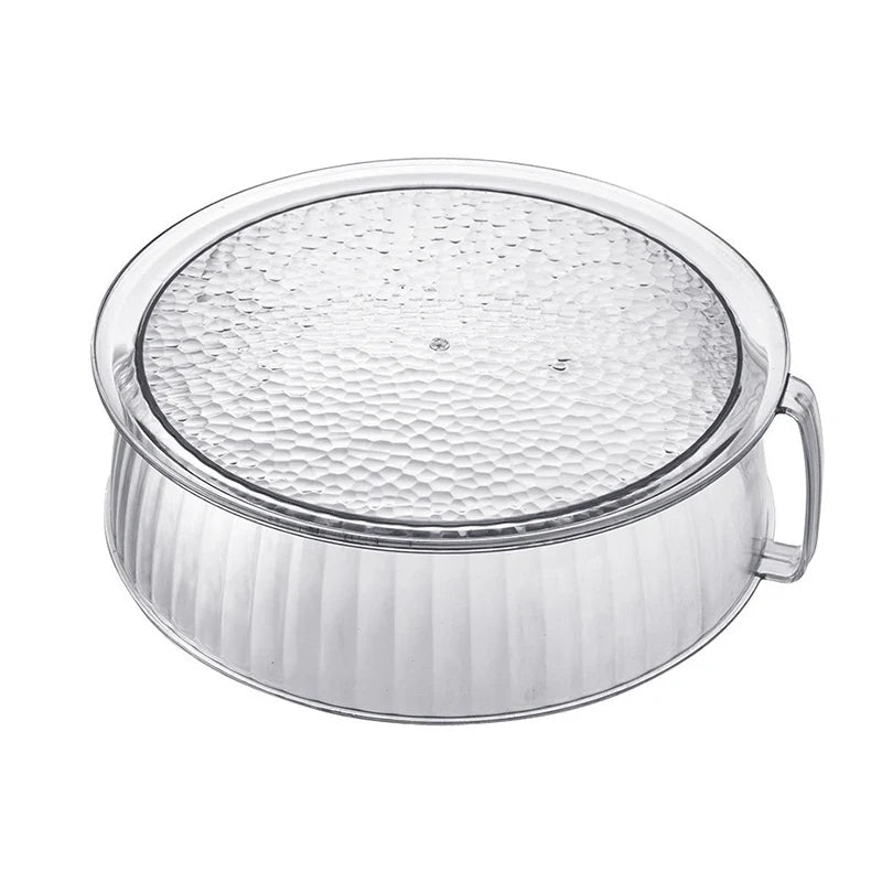 Microwave Splash Proof PET Cover High-temperature Resistant Bowl Cover Household Food Grade Plastic Microwave Hot Dishes Lid