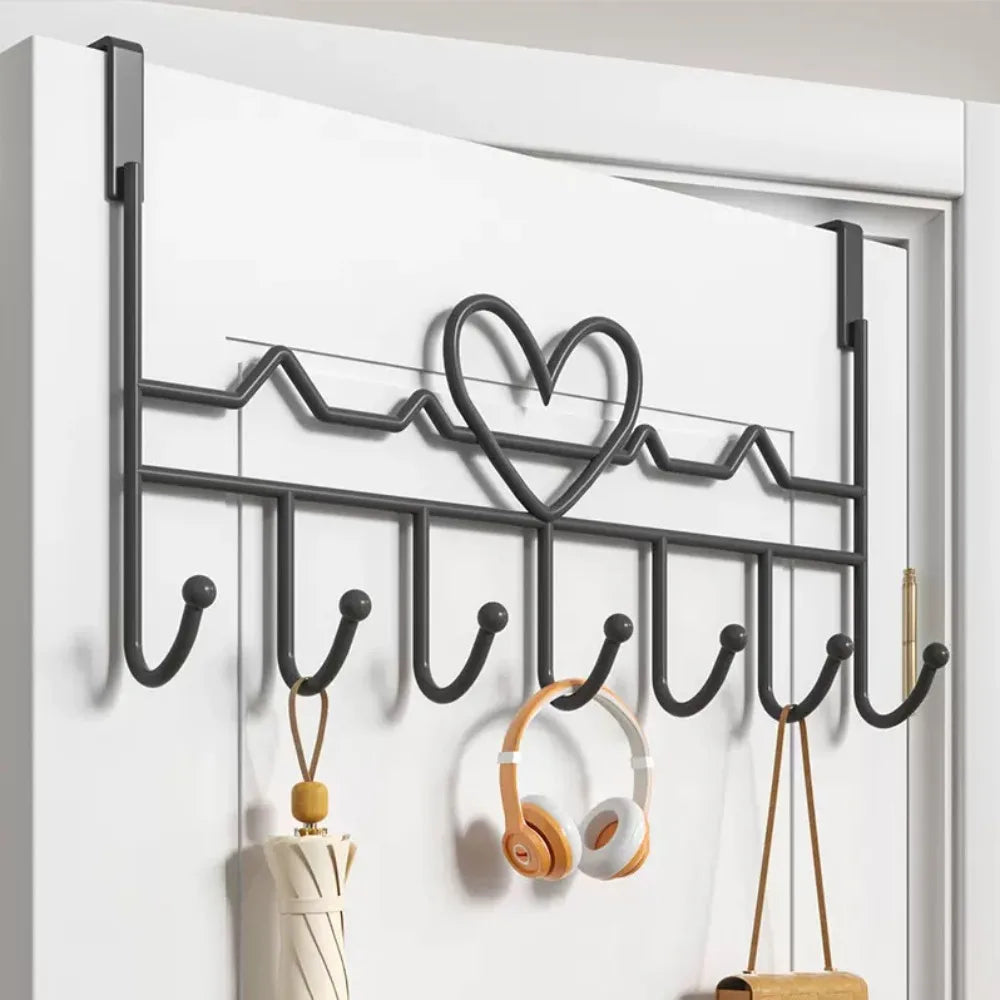 New No Punch Door Storage Hook Universal Household Home Storage Rack Multifunction Traceless Wall Hanger Hook