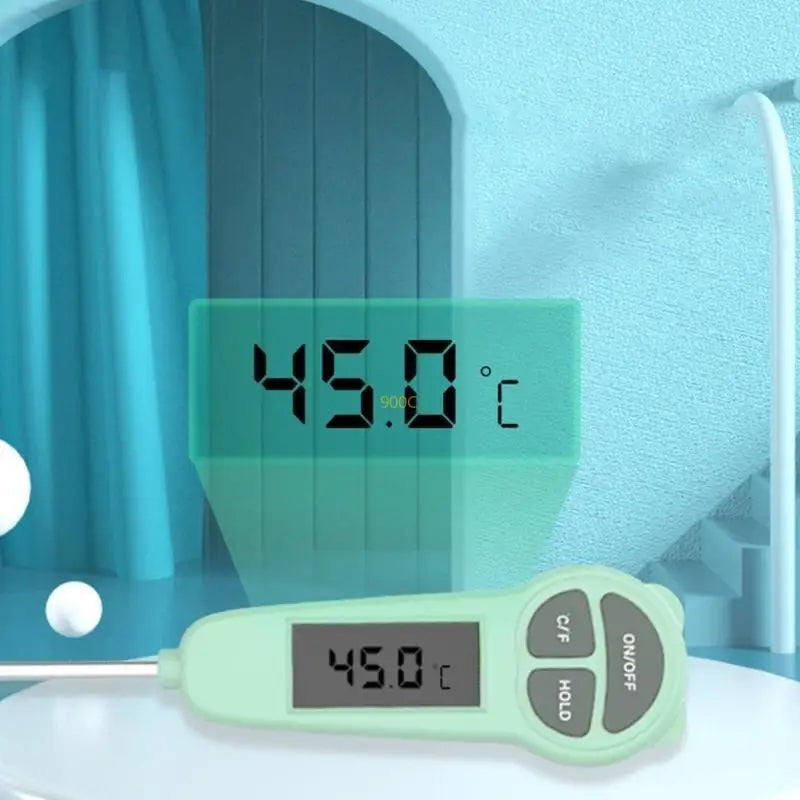 High Sensibility BBQ Thermometer LCD Readout Kitchen Liquid Thermometer