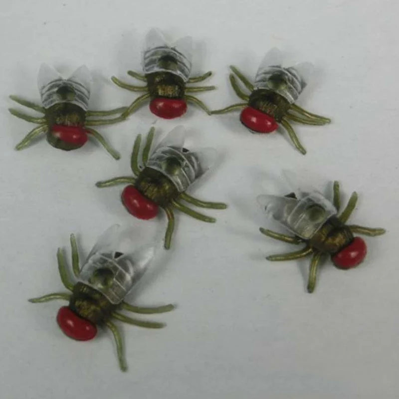 Funny Animal Models Fake Flies Plastic Simulated Insect Bugs Scary Disgusting Joke Toys Halloween Party Prank Favors